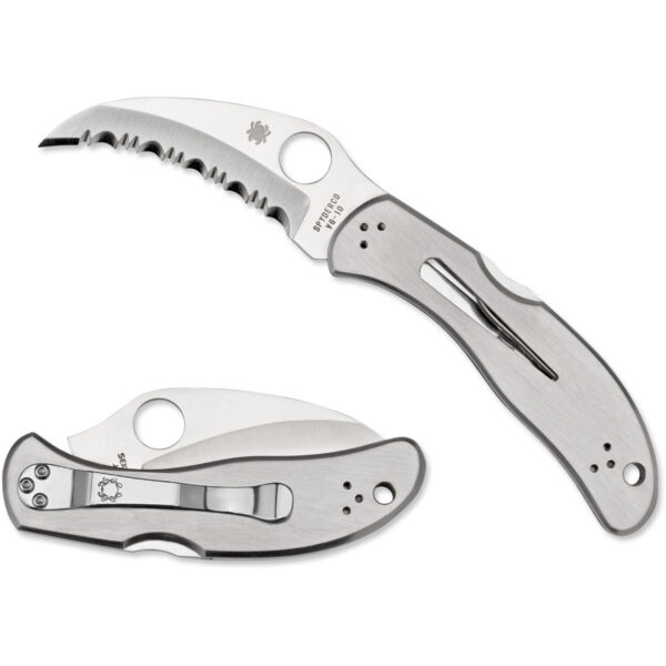 Spyderco Harpy Stainless Steel Folding Knife (C08S) - Image 3