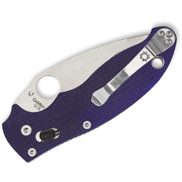 Spyderco Manix 2 Lightweight CPM-S110V Stainless Steel Folding Knife (C101GPDBL2) - Image 2
