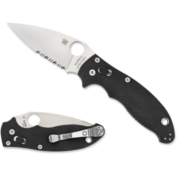 Spyderco Manix 2 CPM-S30V Stainless Steel Folding Knife (C101GPS2) - Image 3