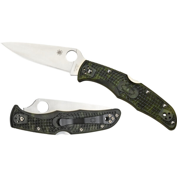 Spyderco Endura 4 Lightweight Zome Green Folding Knife (C10ZFPGR) - Image 3