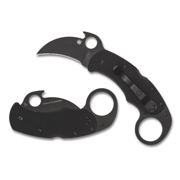 Spyderco Karahawk Emerson Opener Karambit Folding Knife (C170GBBKP) - Image 4