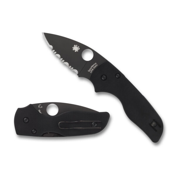 Spyderco Lil' Native Compession Lock Folding Knife (C230GSBBK) - Image 3