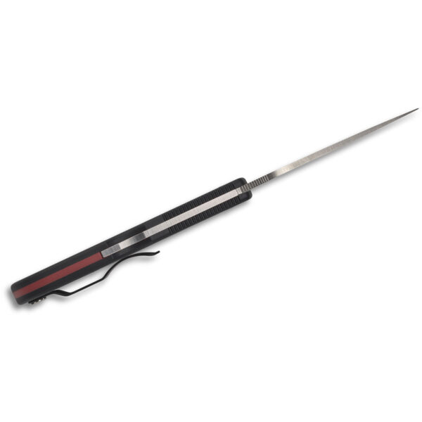 Spyderco Endela Lightweight Thin Red Line Folding Knife (C243FPSBKRD) - Image 3