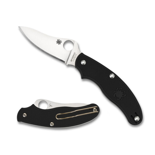 Spyderco UK Penknife Drop Point Folding Knife (C94PBK3) - Image 3