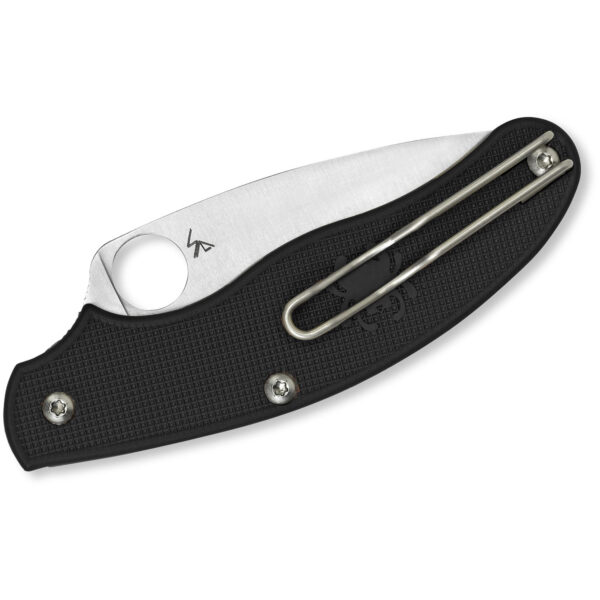 Spyderco UK Penknife Leaf Blade Folding Knife (C94PBK) - Image 2