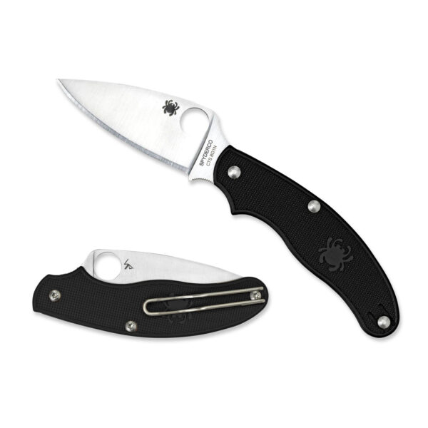 Spyderco UK Penknife Leaf Blade Folding Knife (C94PBK) - Image 3