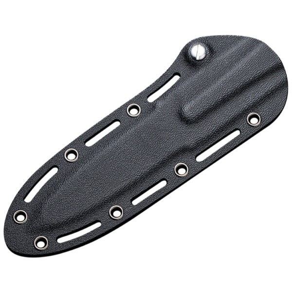 CIVIVI Varius Fixed Blade Knife, Black Handle and Black Stonewashed Blade