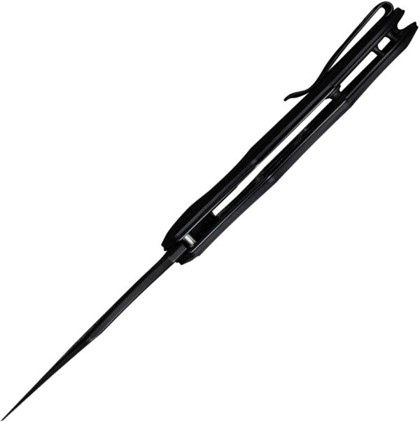 CIVIVI Chiro Flipper Folding Knife, Black Handle and Black Blade