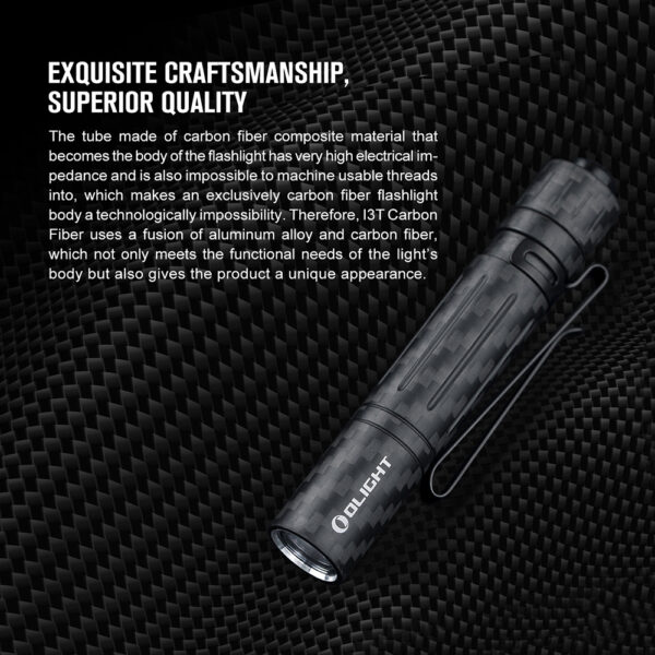 Olight i3T EOS Carbon Fiber Flashlight