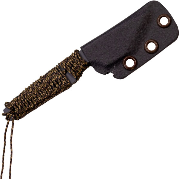 Jackalope Knives Goblin Neck Knive with Cord Wrapped Handle in sheath