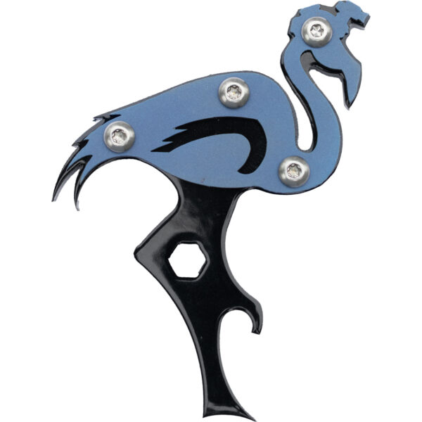 Scorpion Six Murder Flamingo Bottle Opener (Blue)