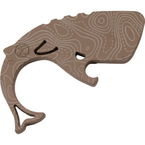 Tietz Custom Design V3 Moby Whaler Bottle Opener (FDE Topo)