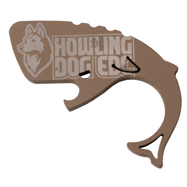 Tietz Custom Design V3 Moby Whaler Bottle Opener (FDE Topo) - Image 2
