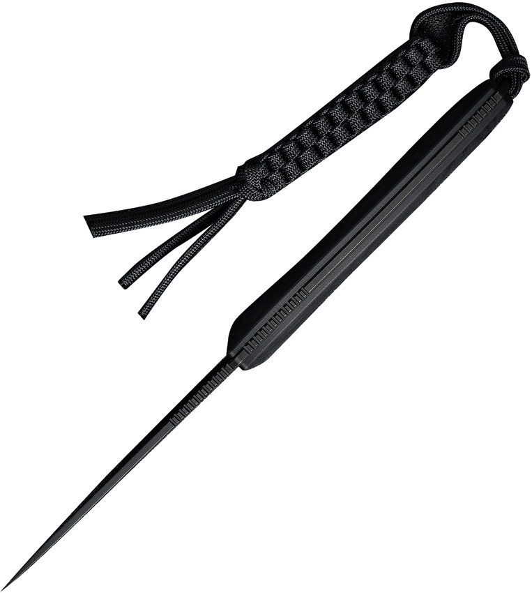 CIVIVI Stormridge Fixed Blade Knife, Black Handle and Black Stonewashed Blade