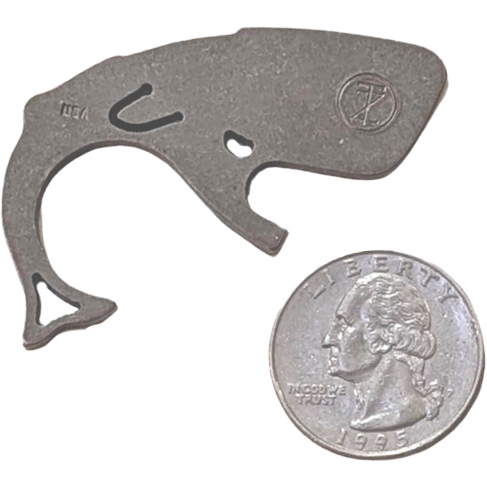 Jason Tietz Mini Moby Whaler Raw Titanium