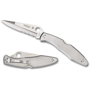 Spyderco Police Stainless Steel Folding Knife (C07PS)