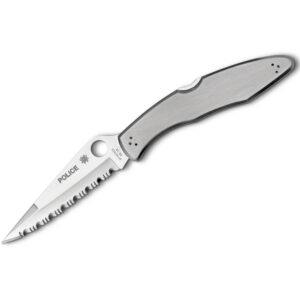 Spyderco Police Stainless Steel Folding Knife (C07S)