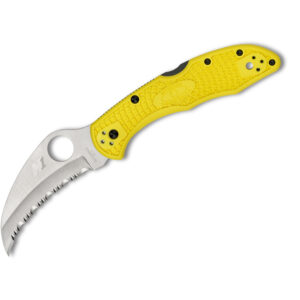 Spyderco Tasman Salt 2 H-1 Stainless Steel Folding Knife (C106SYL2)