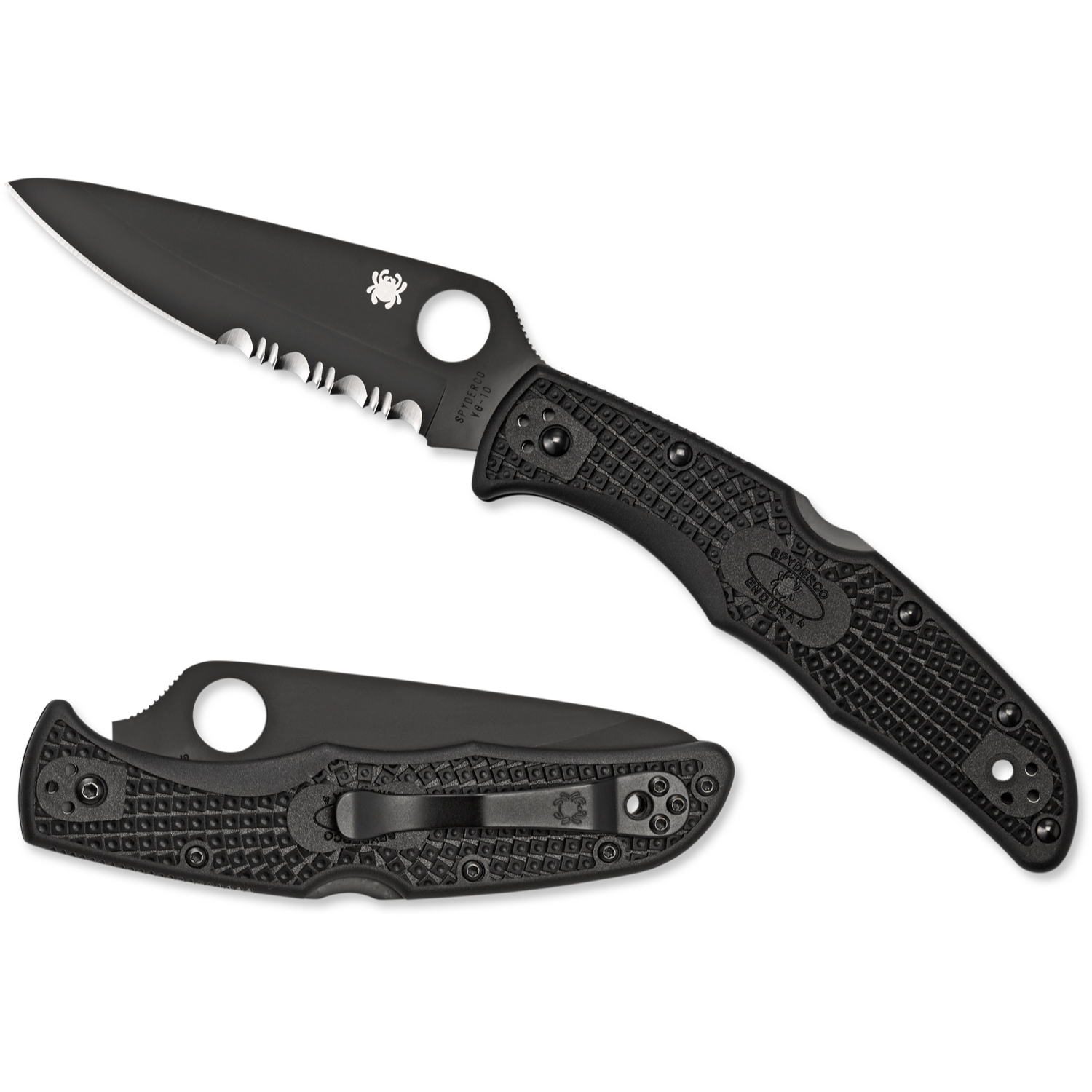 Spyderco Endura 4 Lightweight Folding Knife (C10PSBBK) - Image 3