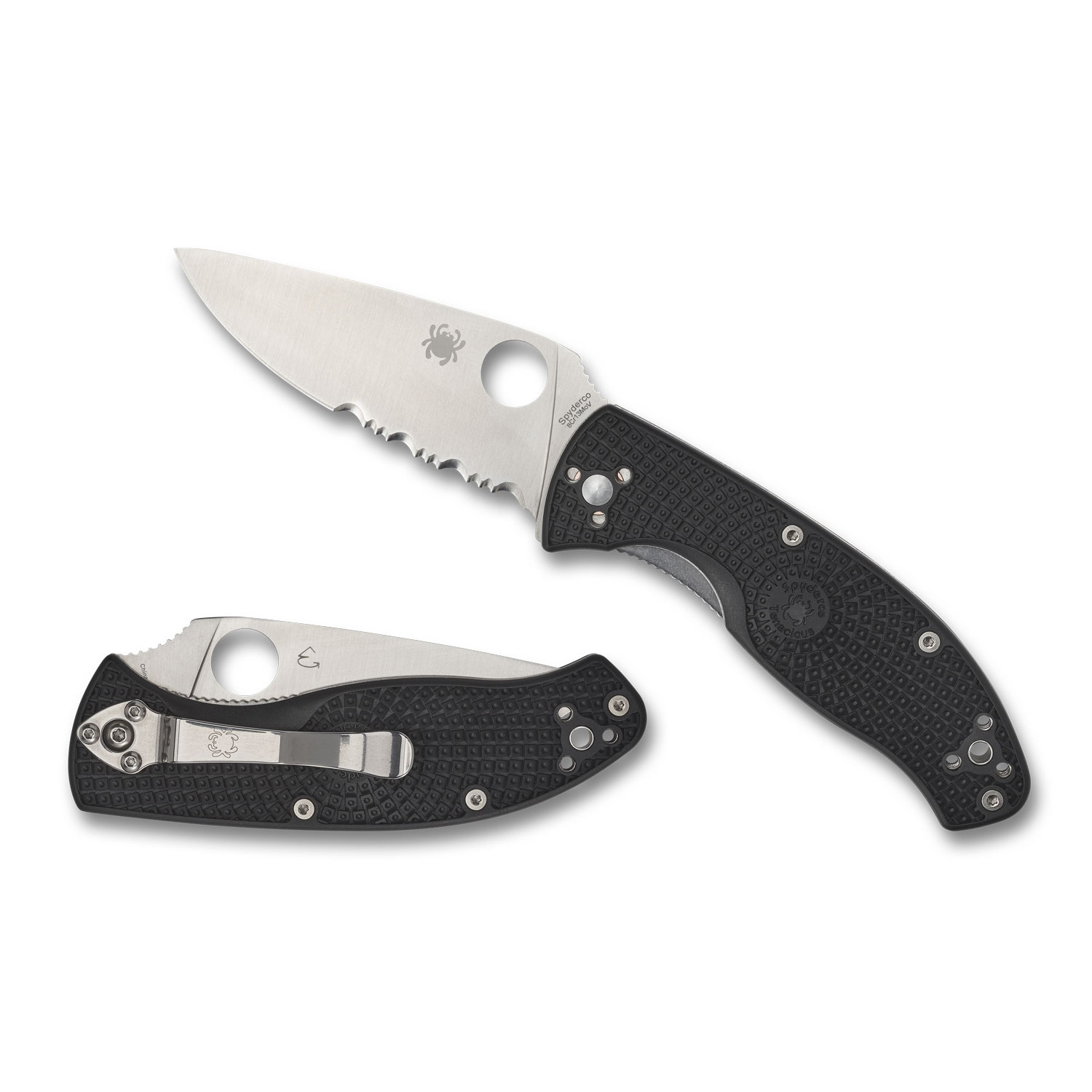 Spyderco Lightweight Tenacious Folding Knife (C122PSBK) - Image 3