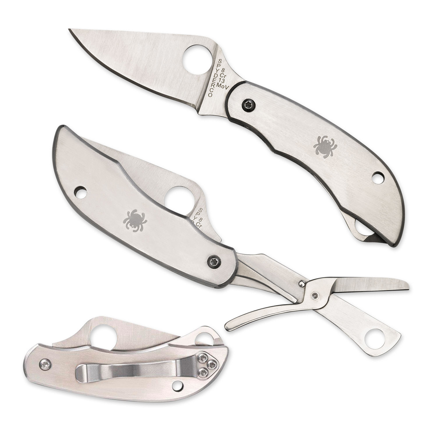 Spyderco Clipitool Rescue Scissors Folding Knife (C169P) - Image 4