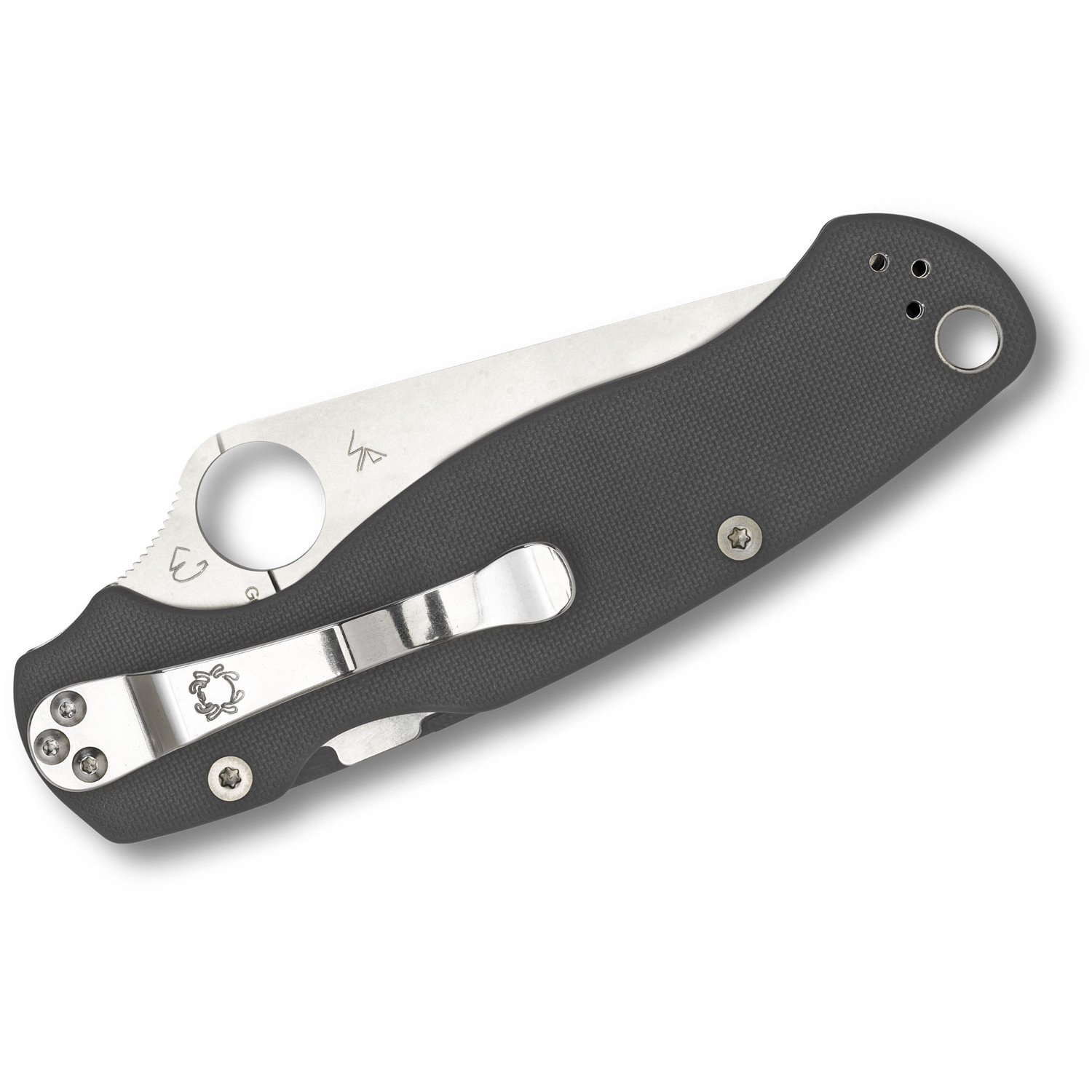 Spyderco Paramilitary 2 Folding Knife (C81GPDGY2) - Image 2