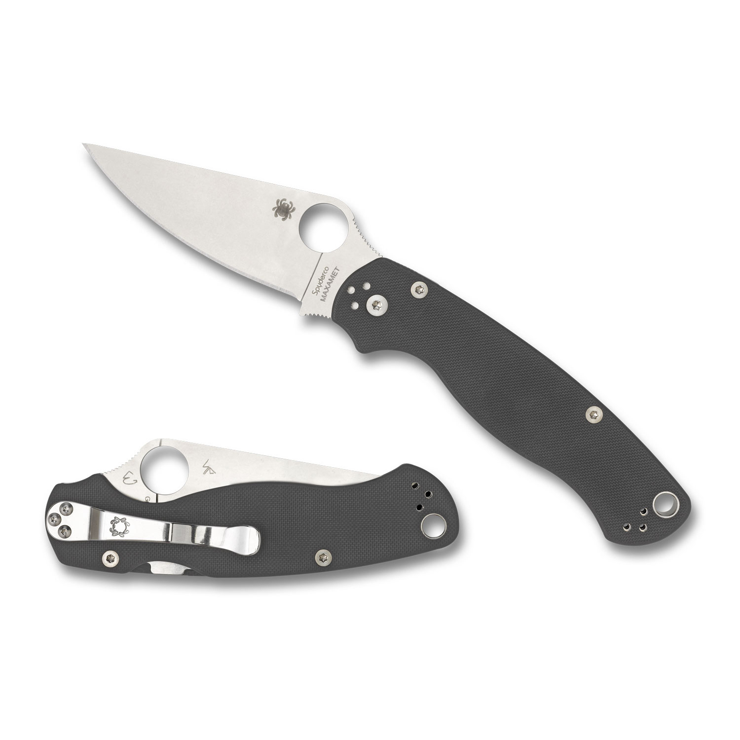 Spyderco Paramilitary 2 Folding Knife (C81GPDGY2) - Image 3