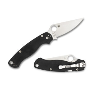 Spyderco Paramilitary 2 Left Handed Folding Knife (C81GPLE2)