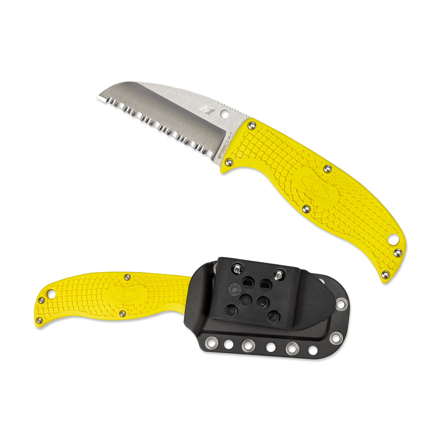 Spyderco Enuff Sheepsfoot Fixed Blade (FB31SYL) - Image 3