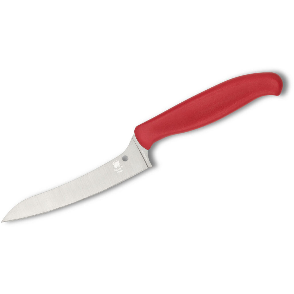Spyderco Z-Cut Offset Kitchen Knife Fixed Blade (K14PRD)