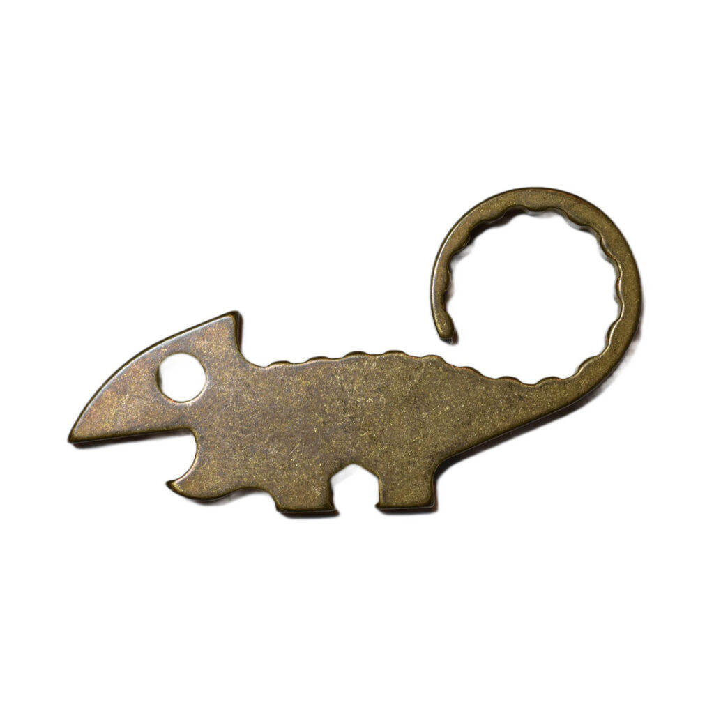 TRA Designs Chugger Raw Brass Bottle Opener