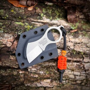 Woods Monkey Batwing Fixed Blade (Black Sheath)