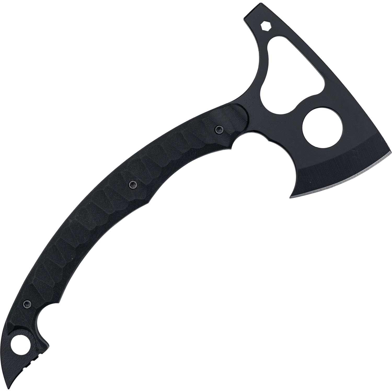 Scorpion Six Knives Renegat Tomahawk Sculpted Black G10 Handles