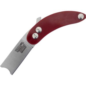 Woods Monkey Friction Folder Red Polished G10 Open