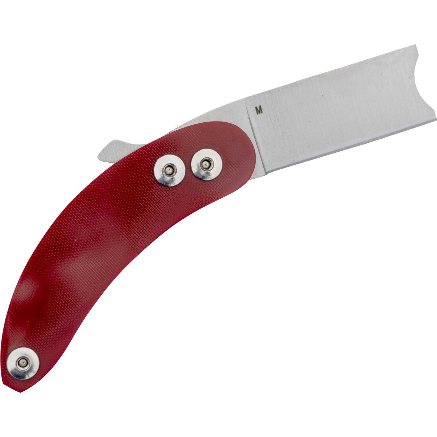 Woods Monkey Friction Folder Red Polished G10 Open