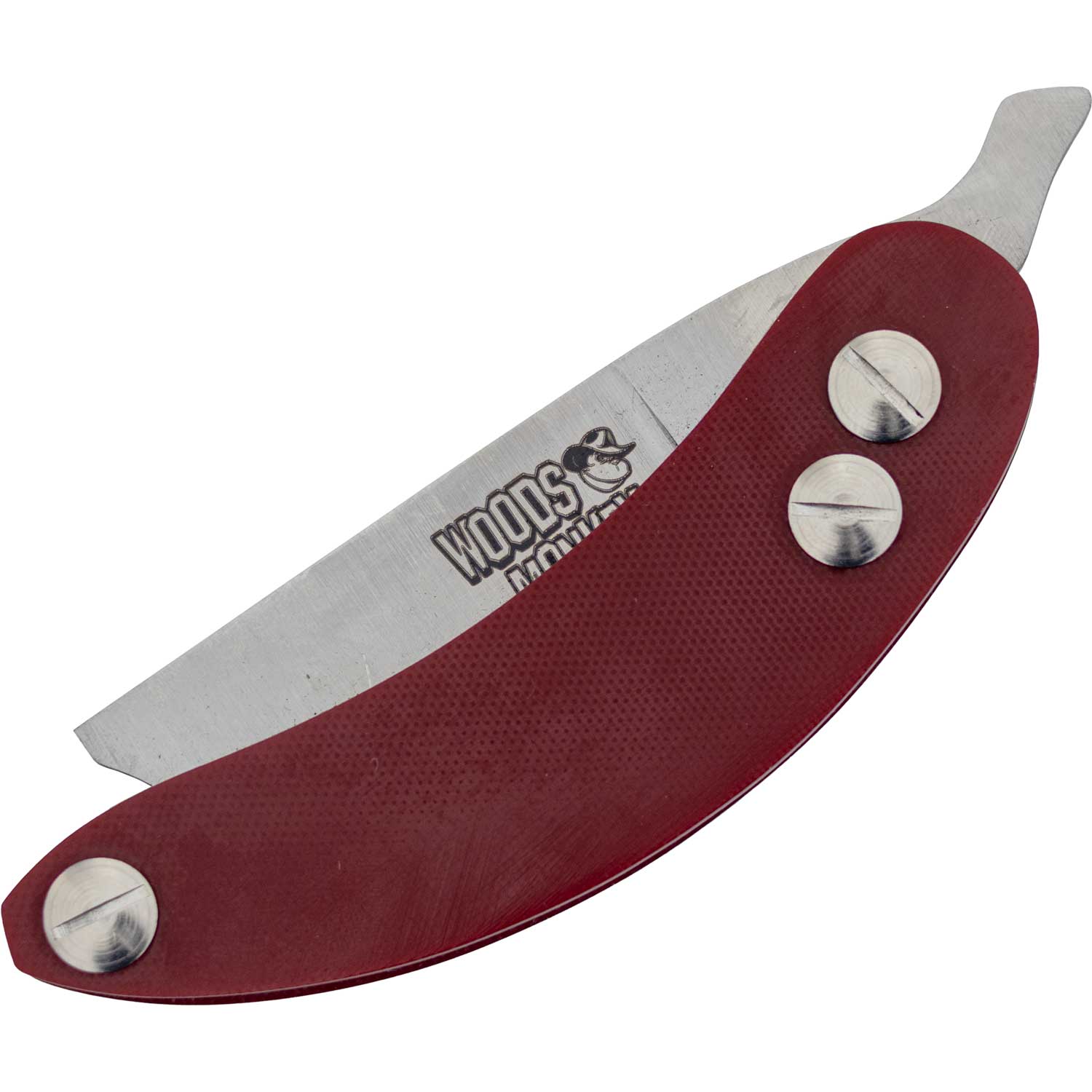 Woods Monkey Friction Folder Red Polished G10 Closed