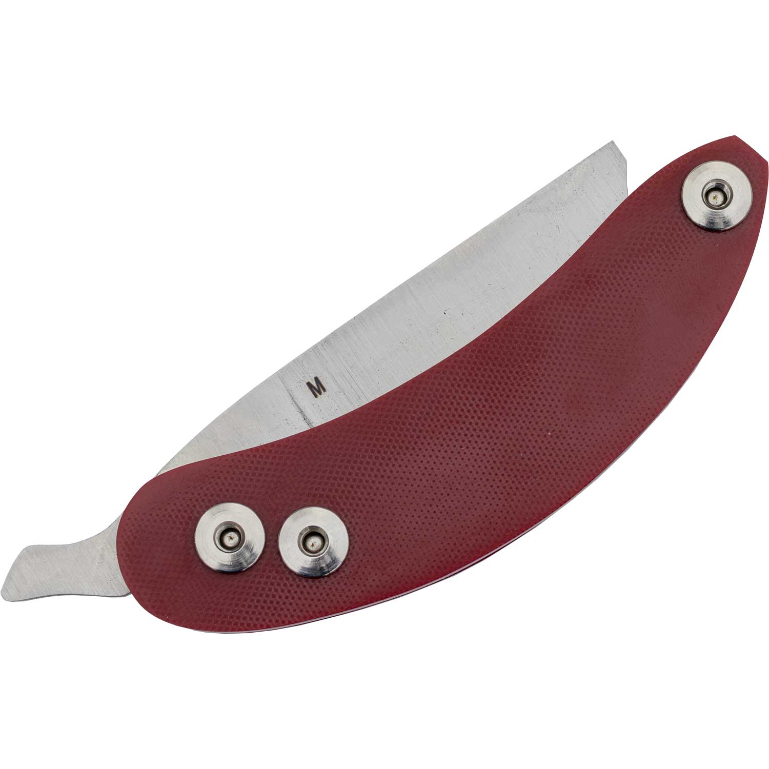 Woods Monkey Friction Folder Red Polished G10 Closed
