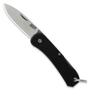 Knafs Mini Keychain Folding Knife Black Handles