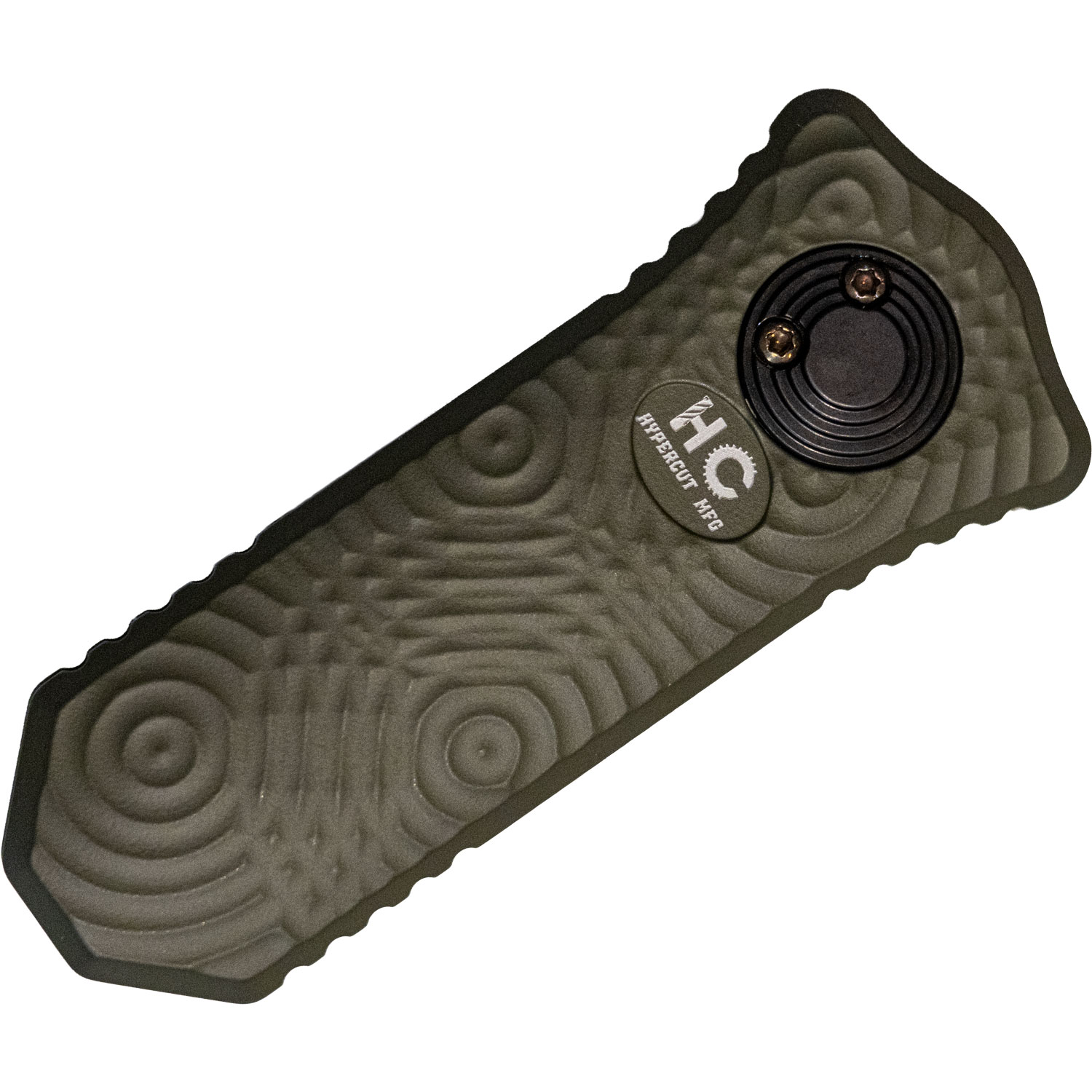 Paragon Knives Oracle with OD Green Aluminum Handle Closed