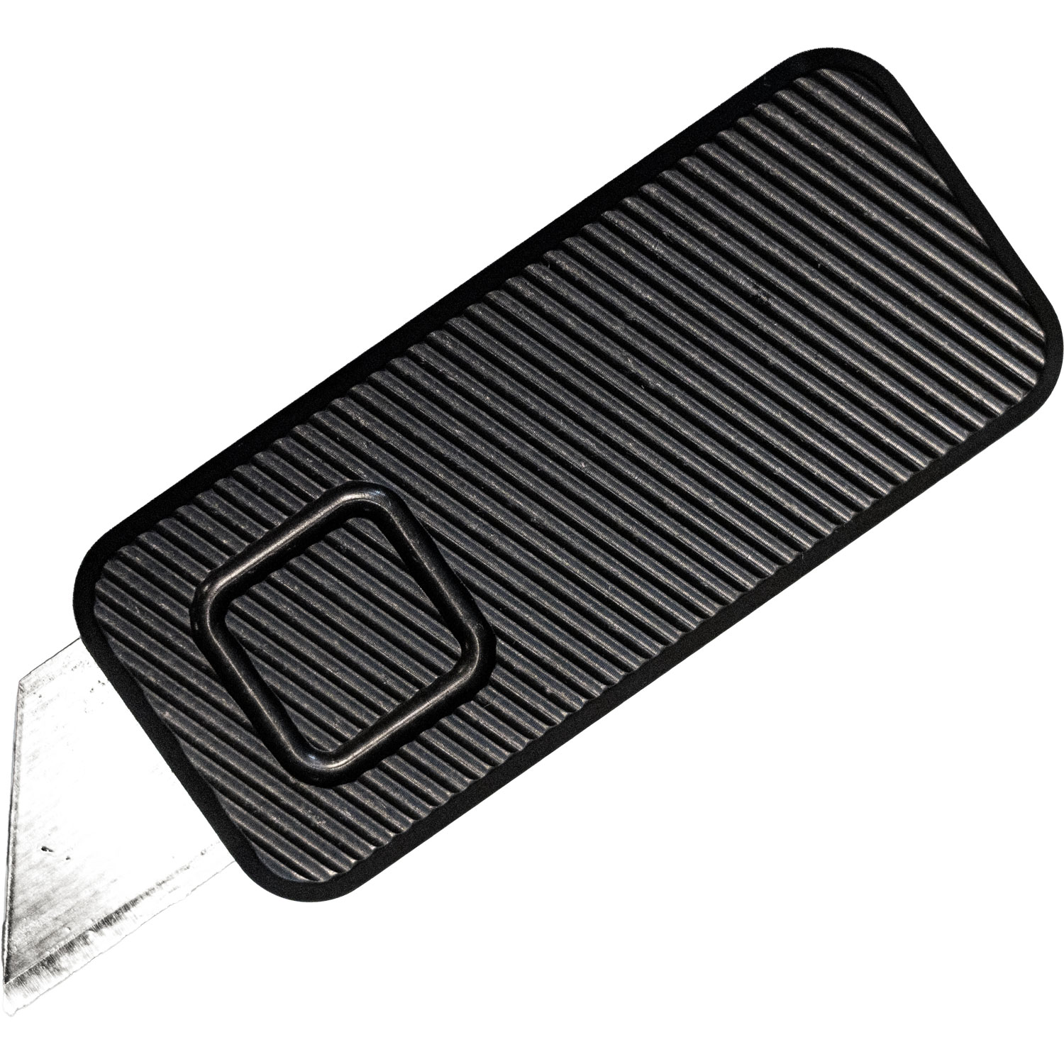 Rivery Manufacturing Zero utility knife black 6061 aluminum with utility blade deployed