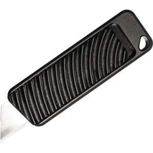 Rivery Manufacturing | Zero-G Utility Knife | Original Pattern Black Aluminum w/ Lanyard Hole (ZGO-OTF-U-6061-BLK)