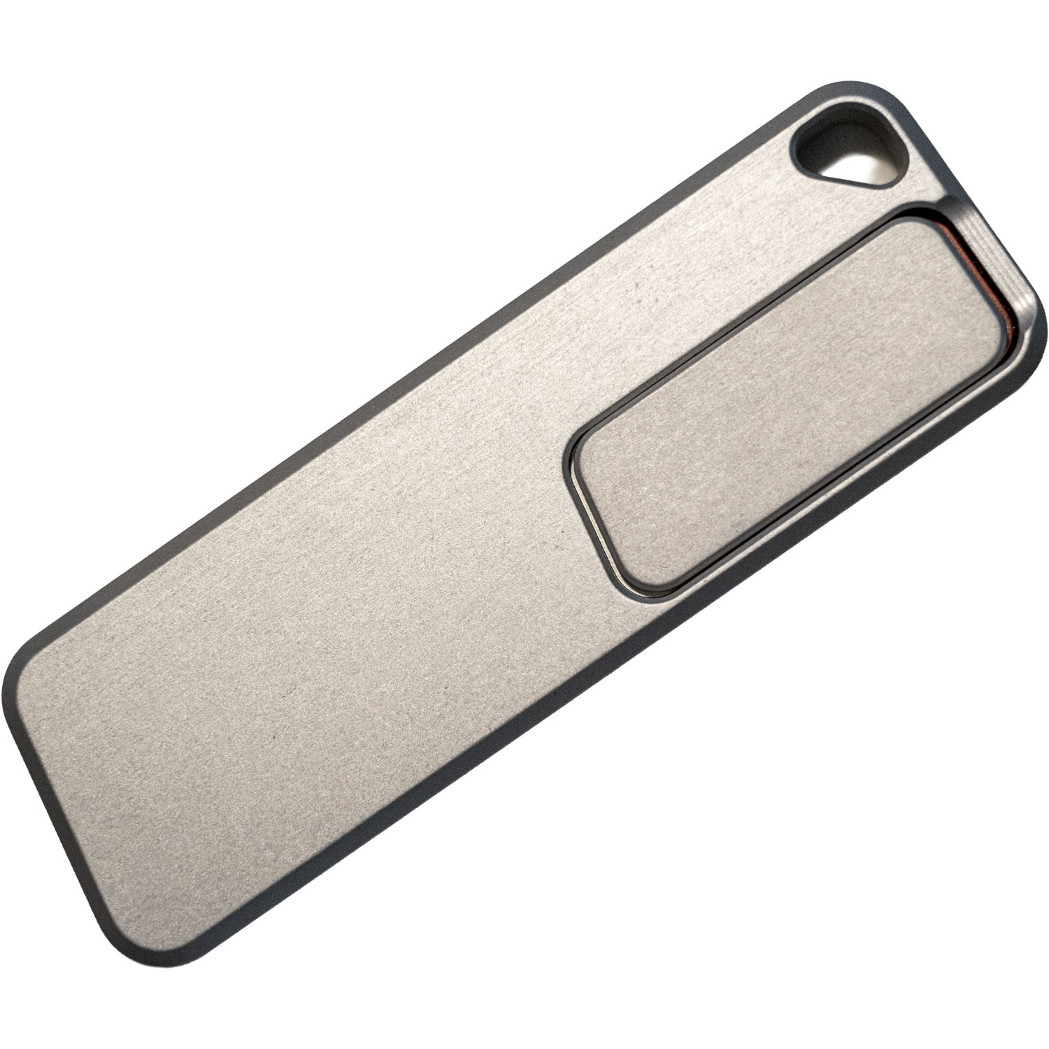 Rivery Manufacturing | Zero-G Utility Knife | Smooth Operator Gray Aluminum w/ Lanyard Hole (ZGS-OTF-U-6061-GRAY) - Image 3